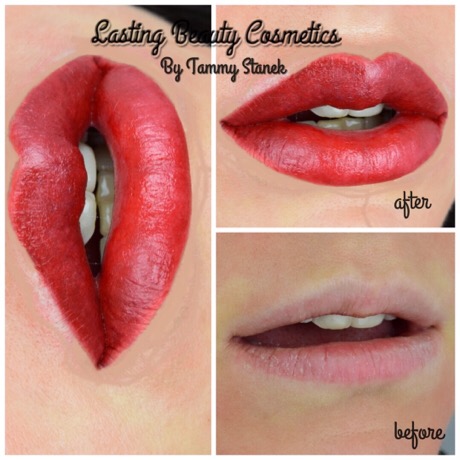 Permanent lip Color by Lasting Beauty Cosmetics